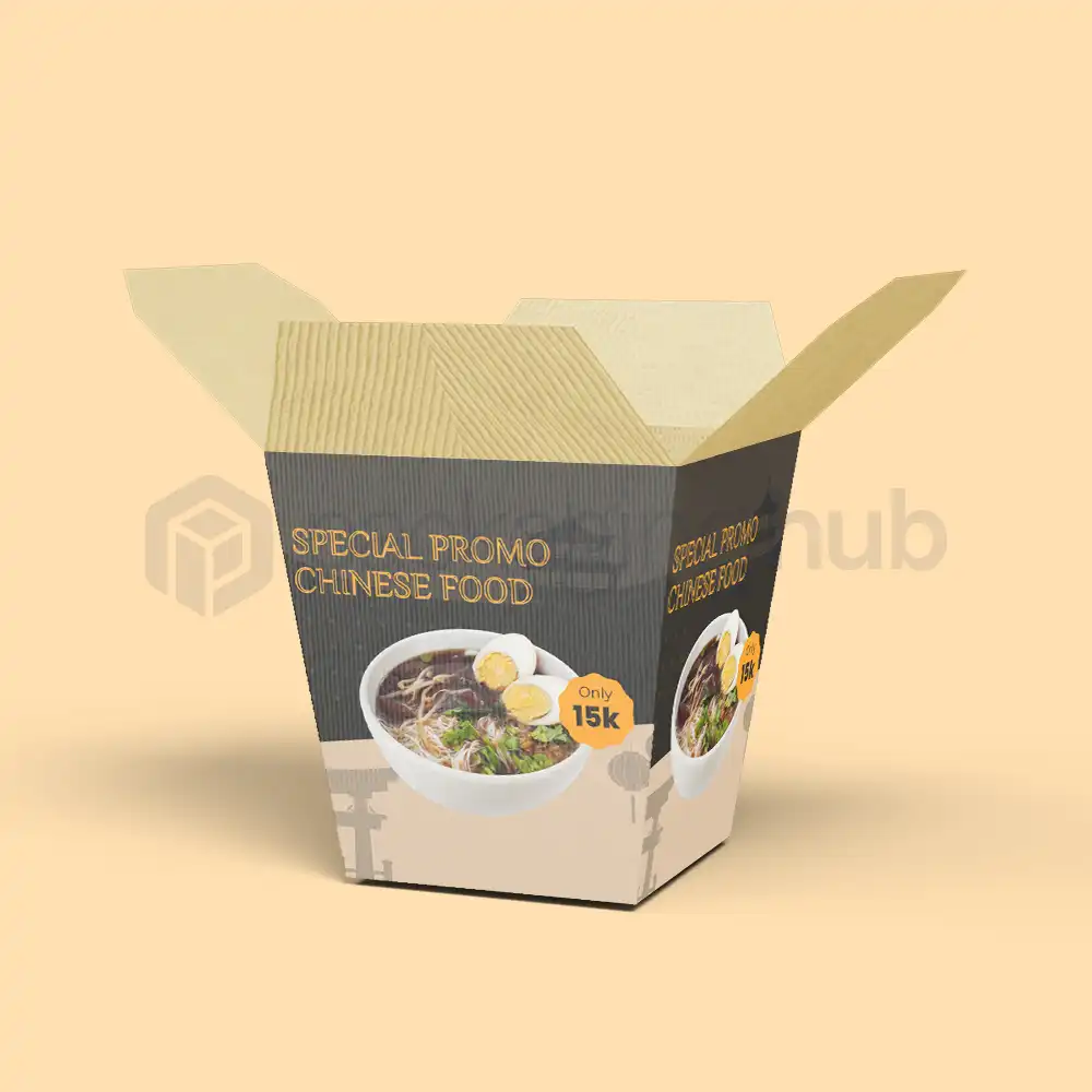 Chinese takeout packaging