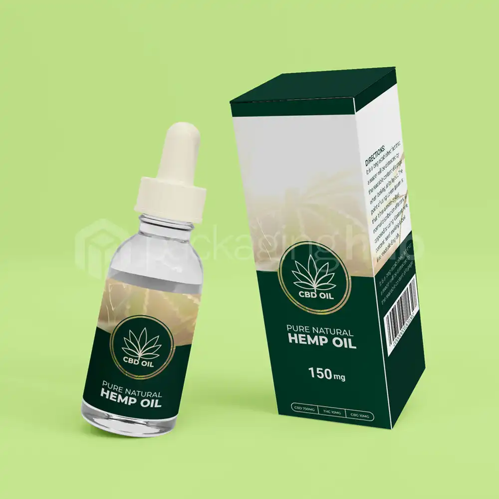 custom hemp oil packaging