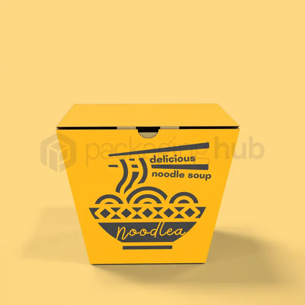 printed noodle boxes