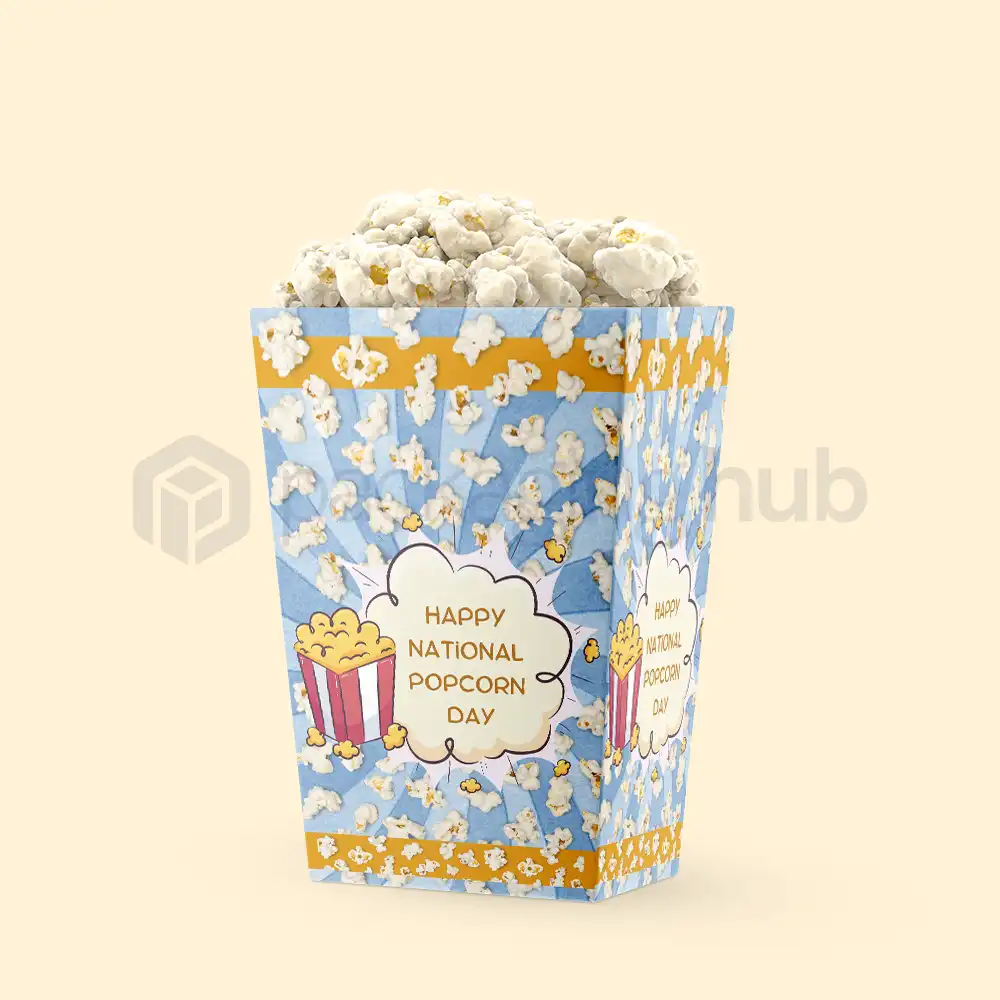 printed popcorn packaging