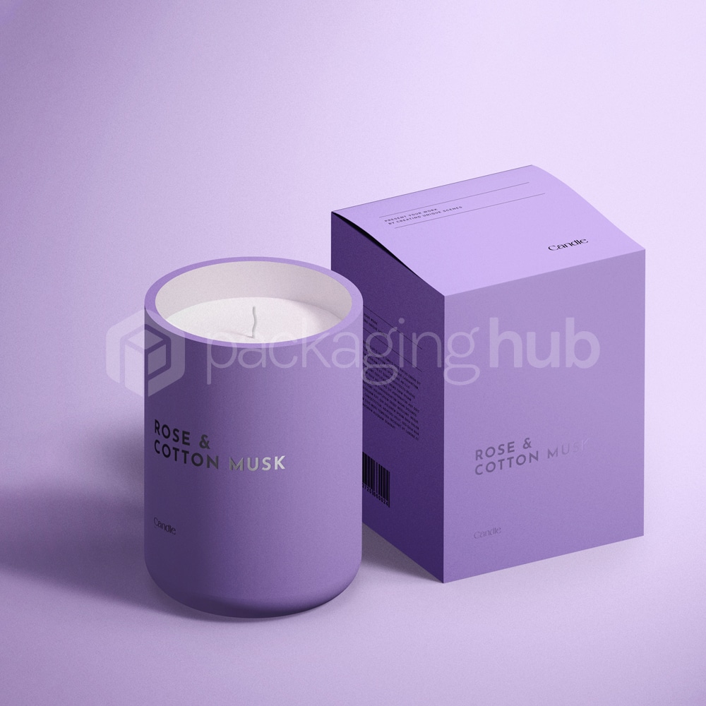 matte finish candle boxes