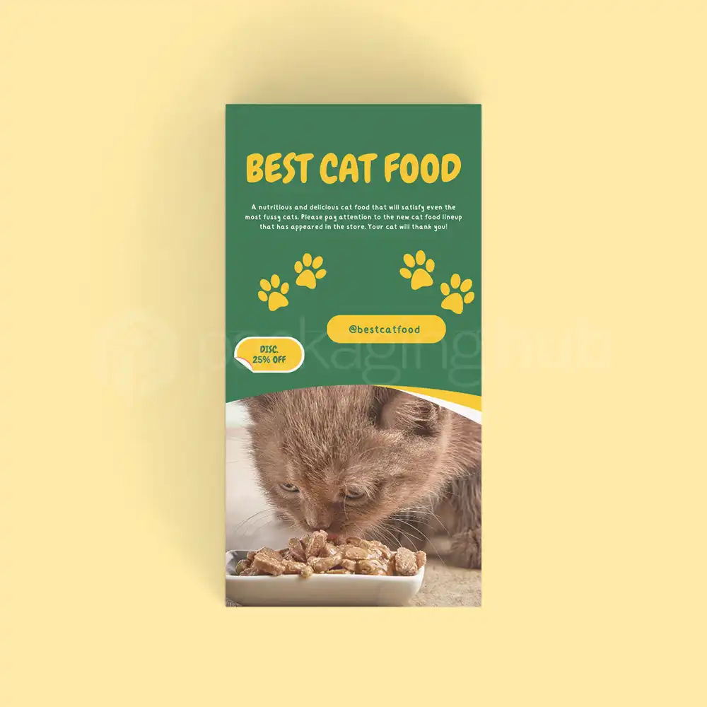 cat food packaging design