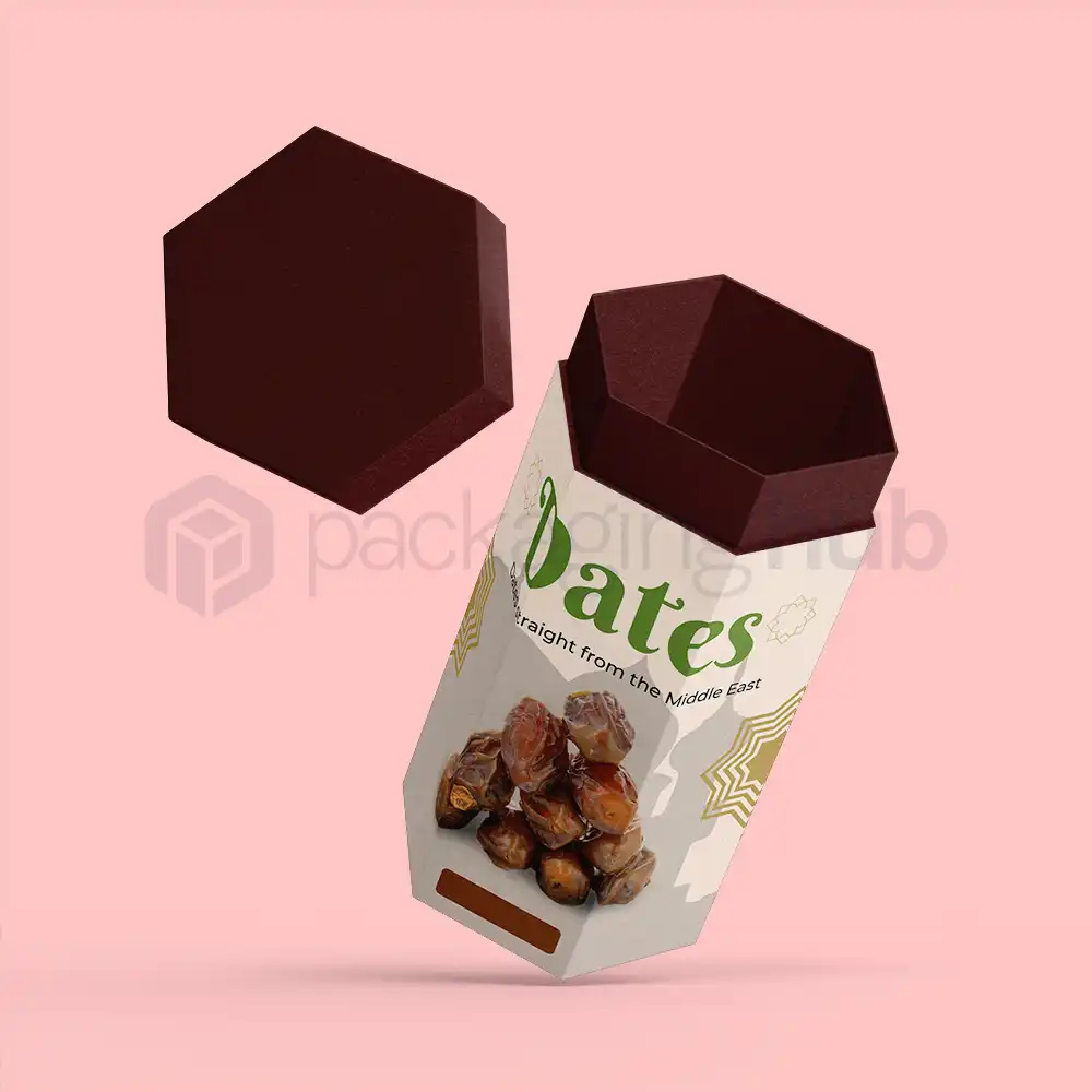 food hexagon packaging