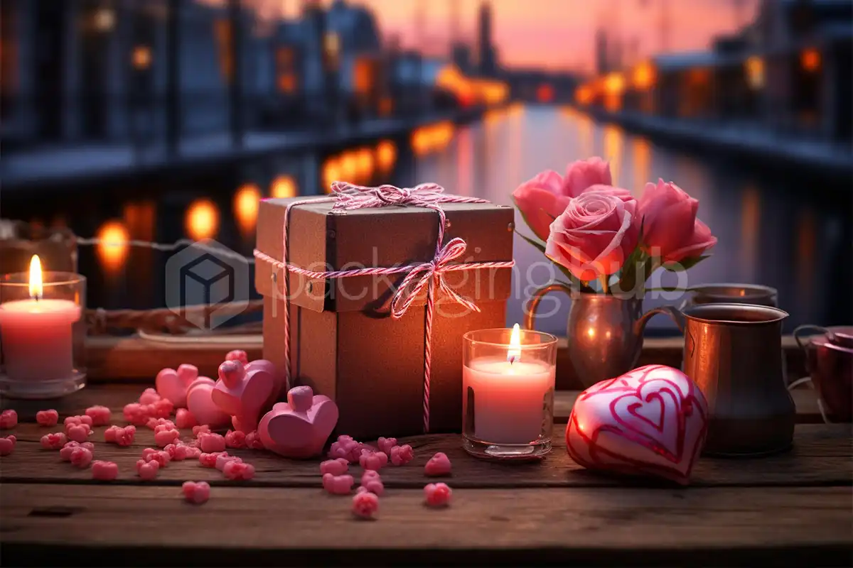 romantic candle boxes