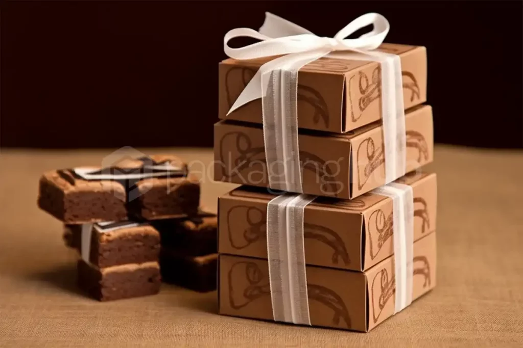 Gift brownie packaging
